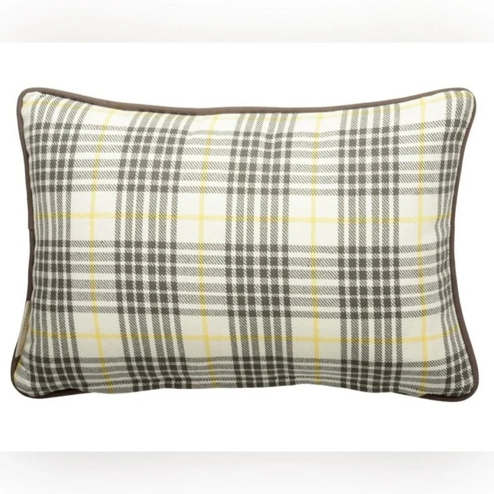 Primitives by Kathy Embroidered “You Got This” Plaid Pillow